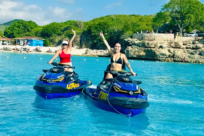 1.5 Hour Curaçao Jetski Tour with Action Video - Starting at Playa Santa Cruz with a Short Practice Ride