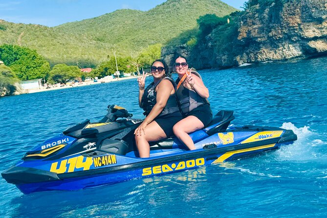 1.5 Hour Curaçao Jetski Tour with Action Video - Playa Lagun and Playa Jeremi Bring the Clear Water