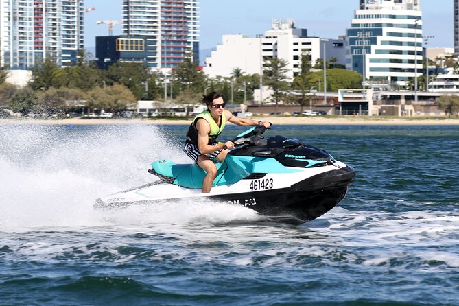 1.5 hr Jet Ski Safari tour to South Stradbroke Island! - Safety gear and riding for first-timers