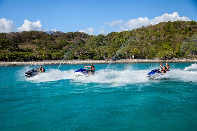 1-Hour Guided Jet Ski Tour in St. Thomas from Frenchman's Reef - Learning the ride before open water