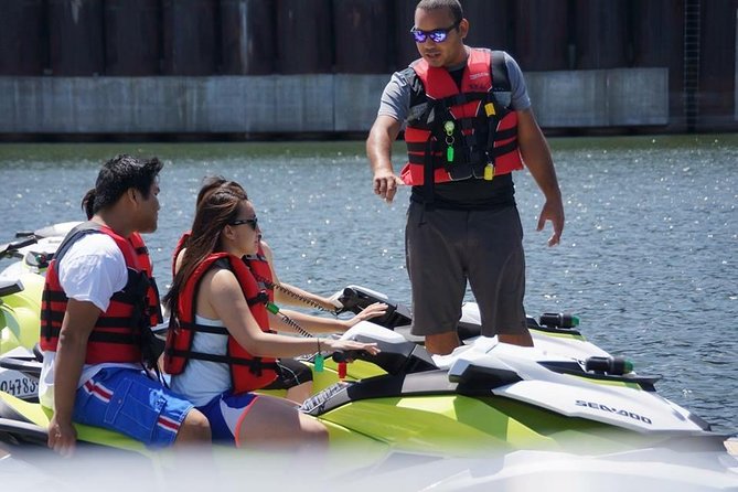 1-Hour Jet Ski Guided Tour – Explore Montreal Waterways in Style! - The final pass under Jacques Cartier Bridge