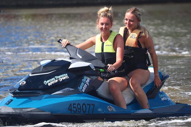1 Hour Jet Ski Island Safari to South Stradbroke Island - The Surfers Paradise skyline from the water