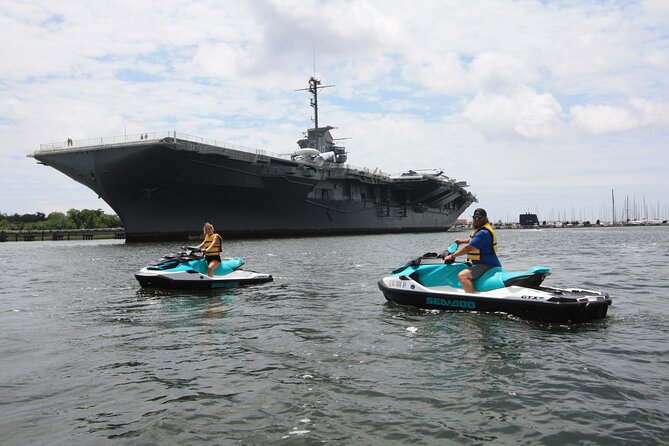 1 Hour Jet Ski Rental - Getting from the dock to the open riding area