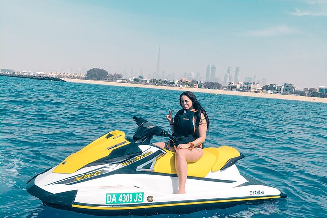 1-Hour Jet Ski Tour – Burj Al Arab, Atlantis, & Dubai Skyline - Getting oriented before you ride