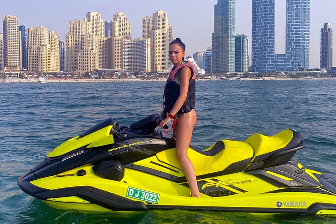 1-Hour Jet Ski Tour – Burj Al Arab, Atlantis, & Dubai Skyline - The first stretch along the Dubai shoreline