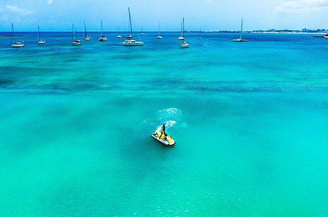 1-Hour Jet Ski Tour: Single or Double Option - Passing the Maho airport area