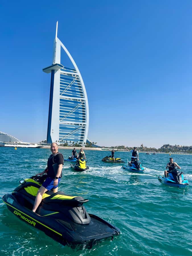 1-Hour Royal Atlantis Jet Ski Tour - Meeting at Jumeirah 4’s fishing harbor