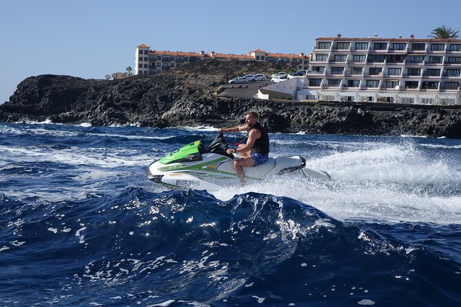 1 Person Turbo Jet Ski ride in Tenerife South with Pick Up - Starting at Las Galletas Port