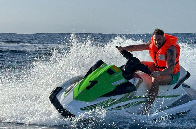 1 Person Turbo Jet Ski ride in Tenerife South with Pick Up - Is $133.02 good value?