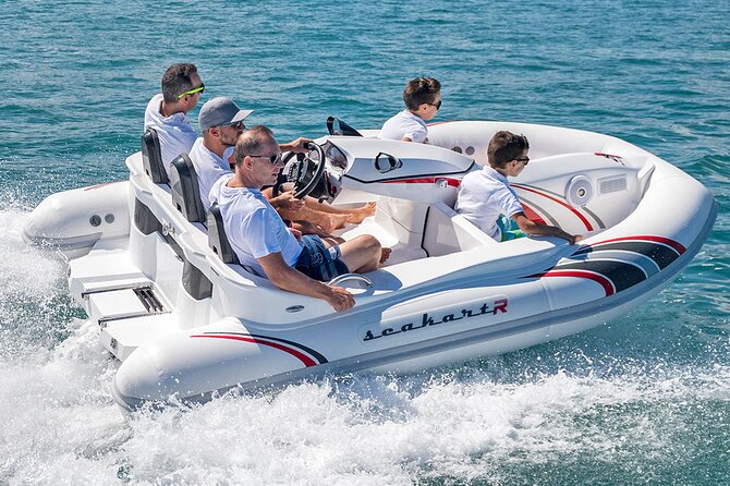 120 MINUTES Dubai Private Self-Drive SeaKart Jet Ski Boat Tour - Burj Al Arab, the classic Dubai photo stop