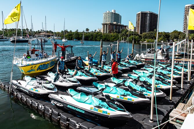 1hr Jet Ski with Miami Watersports (all Fees included) - Riding as a group to the open-water zone