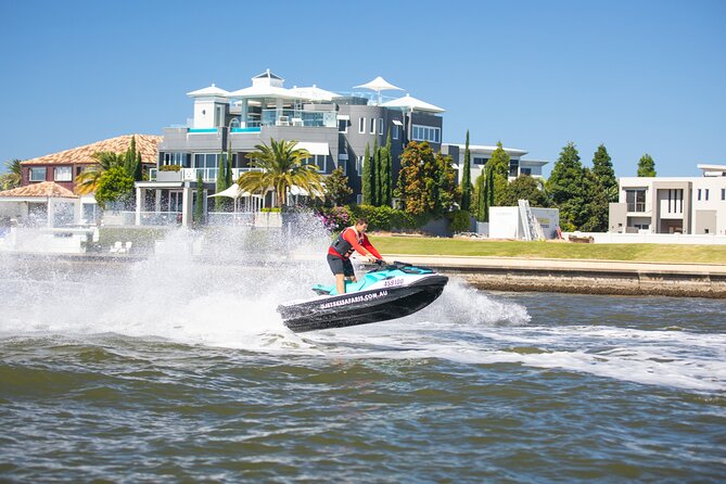 2.5 hr Jet Ski Safaris tour - Ultimate Adventure + island stop - Following the Broadwater route