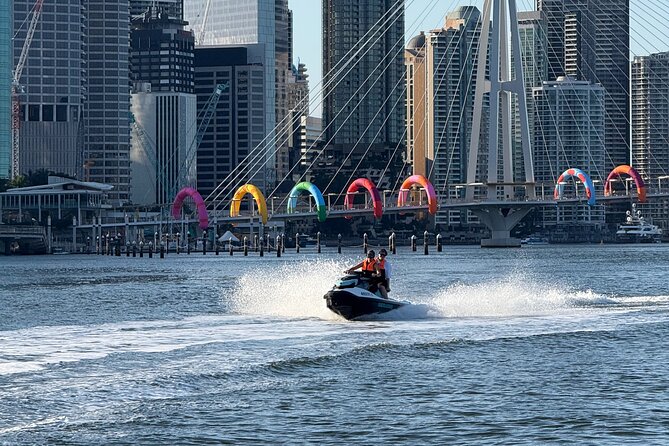 2 Hour Brisbane River Jetski Adventure - Passing beneath the Story Bridge