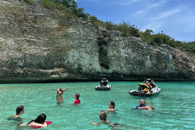 2 Hours Private Jet Ski Tour in Saint Martin with free passenger - Happy Bay and Friar’s Bay