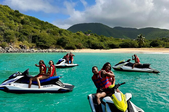 2 Hours Private Jet Ski Tour in Saint Martin with free passenger - Baie Rouge and Baie Longue