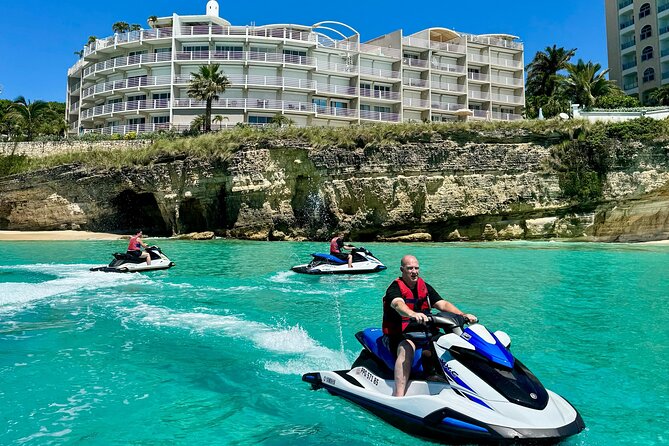 2 Hours Private Jet Ski Tour in Saint Martin with free passenger - Maho Beach and the plane-spotting stop