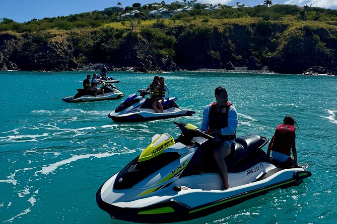 2 Hours Private Jet Ski Tour in Saint Martin with free passenger - Starting at Anse Marcel Beach