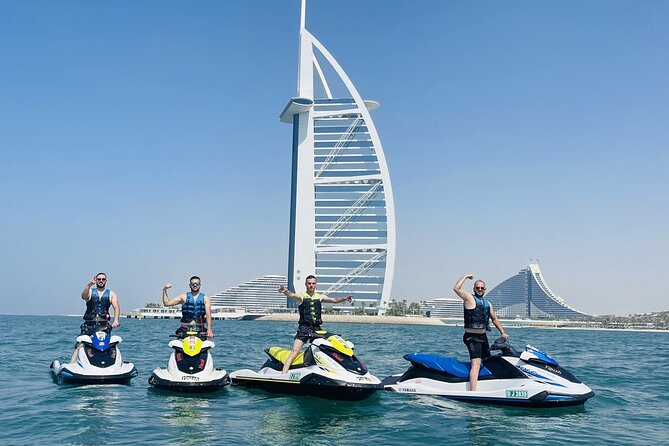 30Min Dubai Jet Ski Tour of Burj Al Arab with Free Ice Cream - The skyline views from the Persian Gulf