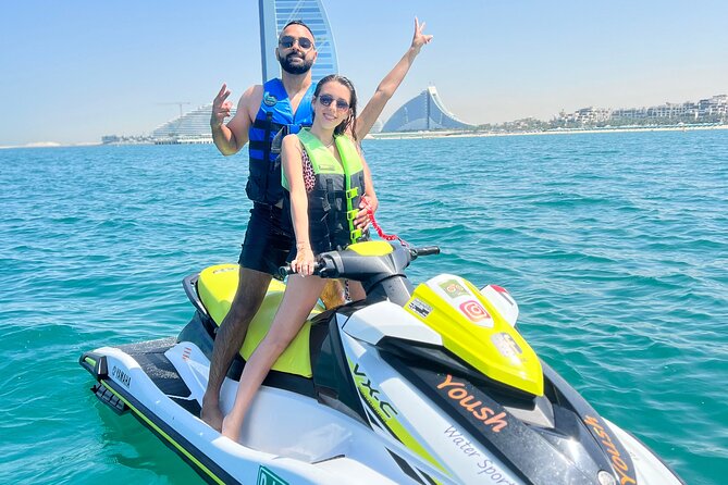 30Min Dubai Jet Ski Tour of Burj Al Arab with Free Ice Cream - Photos, videos, water, and the free ice cream