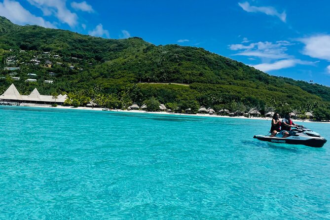 3H Jet Ski Tour to Discover Moorea - Temae: a white-sand beach from the water