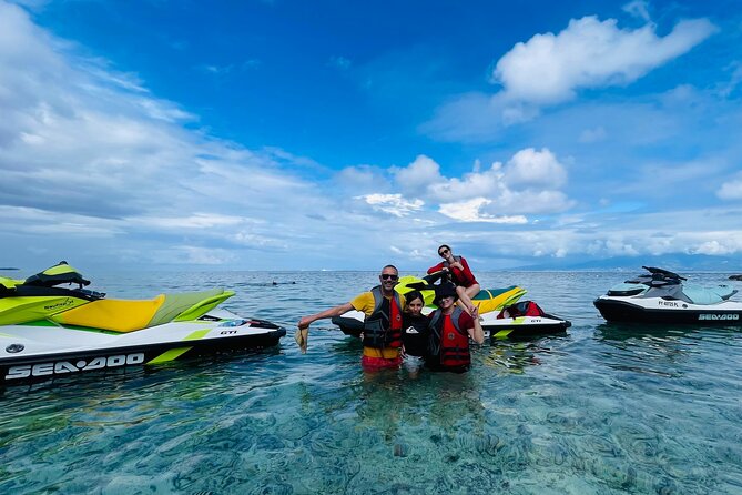 3H Jet Ski Tour to Discover Moorea - Motu Ahi: the longest stop on the route