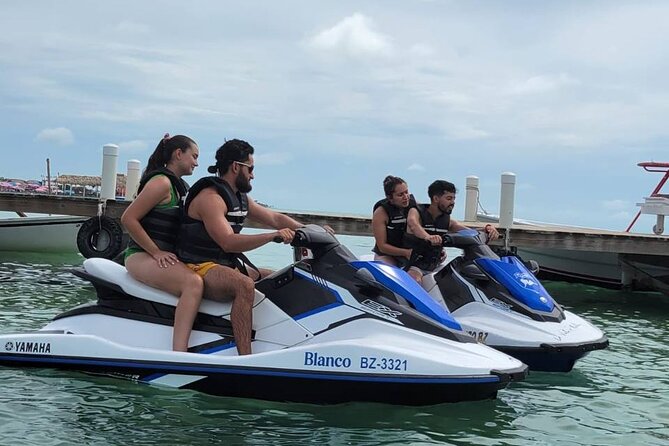 4-Hour Guided Jet Ski Tour to Secret Beach, San Pedro, Belize - Through San Pedro’s lagoon and past private islands