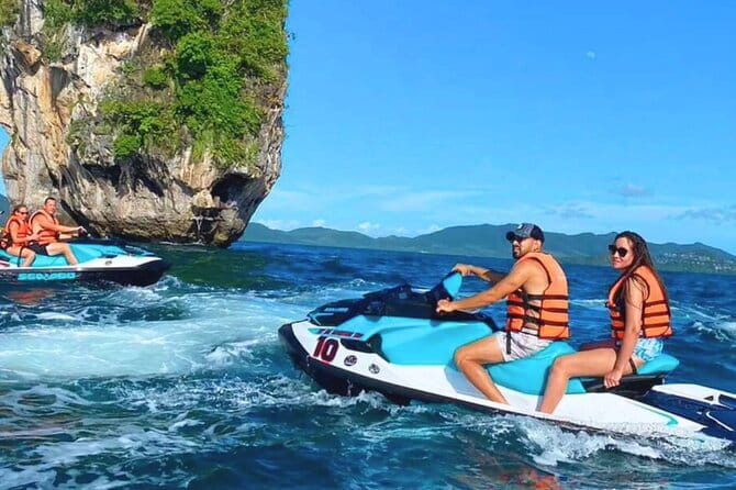 4 Hours and 50km Jet Ski Tour to 6 Phuket Islands - Monkey Island, the mangroves, and Ao Po
