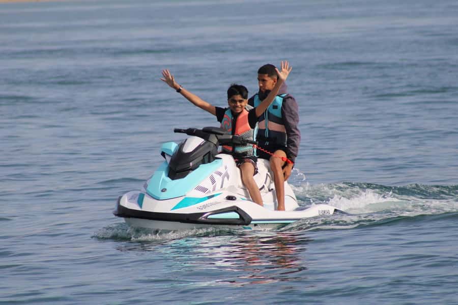 Agadir: Jet Ski Expereince with Hotel Transfers - Crossing Agadir Bay for the main ride