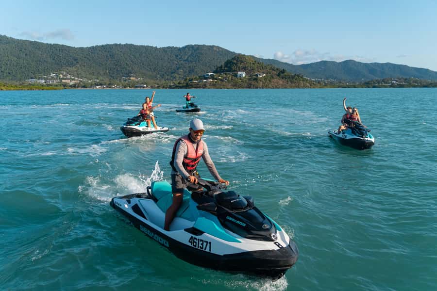 Airlie Beach: Jet Ski Safari Hour of Power and Marine Life - Is it suitable for nervous beginners?