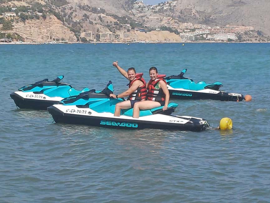 Altea: 60-minute jet ski tour with no license required - Meeting at Portet Marina on La Olla Beach