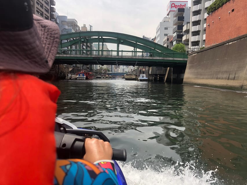 Asakusa : explore tokyo bay and canals by jet skis - Weather can change the plan