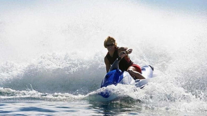 Bali : Jetski Watersport Nusa Dua beach include Transport - The safety briefing before you ride