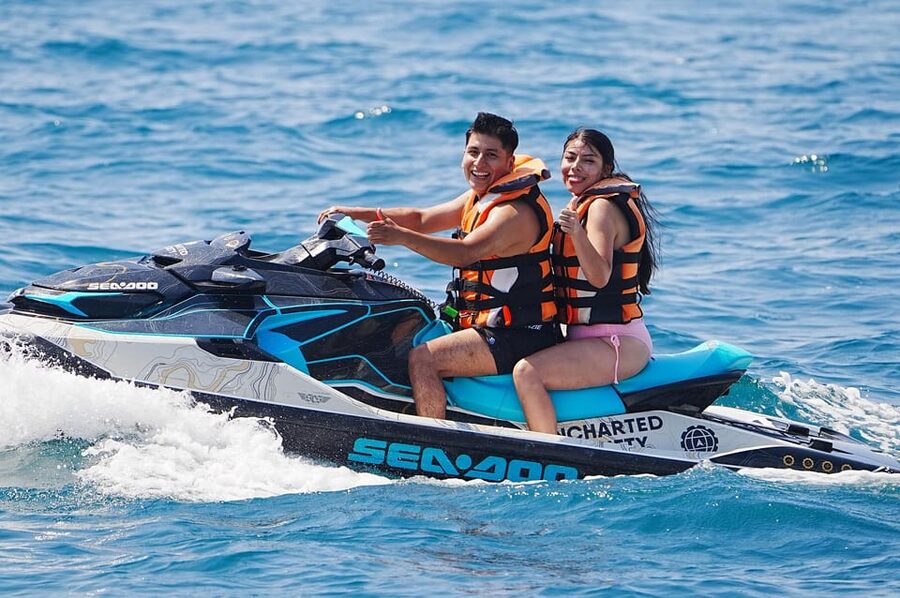Barcelona: Jet Ski Ride 1 or 2 People w/ Instructor Included - Sharing one jet ski with a companion
