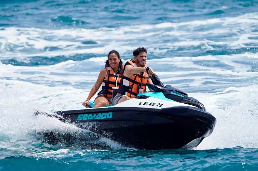 Barcelona: Jet Ski Ride 1 or 2 People w/ Instructor Included - Arriving at Brutal WaterSports Barcelona