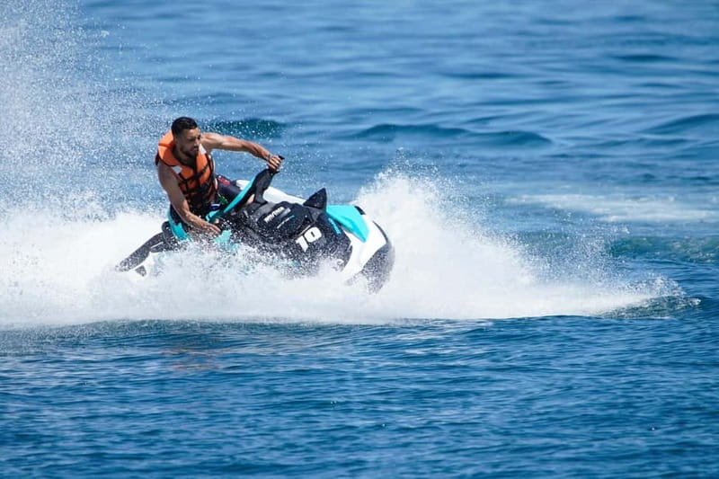 Barcelona: Jetski No Licence Tour Hotel W - Photo included - Key points at a glance