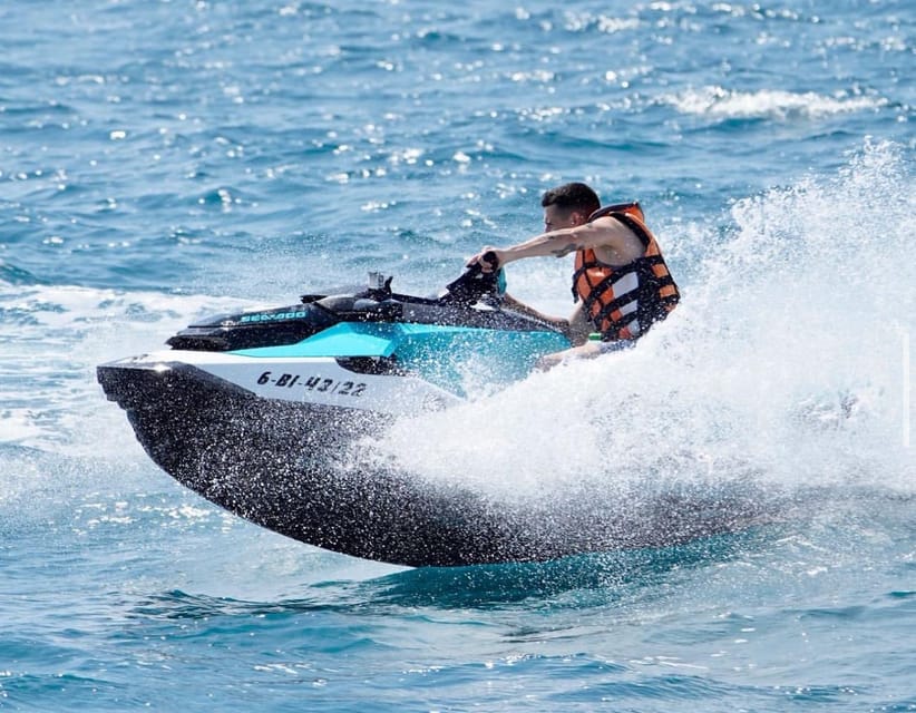 Barcelona: Rent a Jetski and speed through the ocean - Sharing one jet ski or riding your own