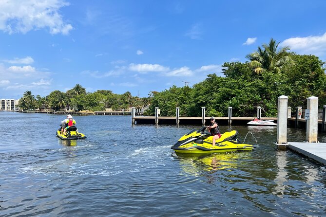 Boca Raton Premium Jet Ski Tour - Optional Snorkeling/Lighthouse - The final return run and included photos