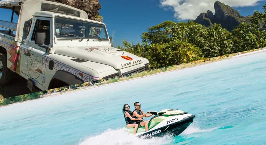 Bora Bora Adventure Day: 4X4 and Jet Ski with Lunch - The 4x4 circuit around Bora Bora