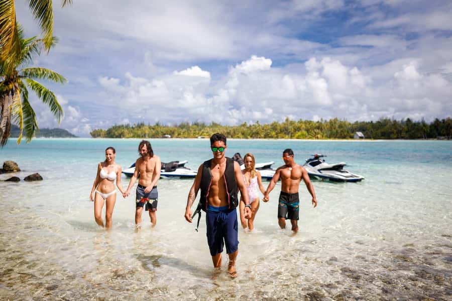 Bora Bora Adventure Day: 4X4 and Jet Ski with Lunch - Amanahune Bay, Faanui Canon, and East Matira