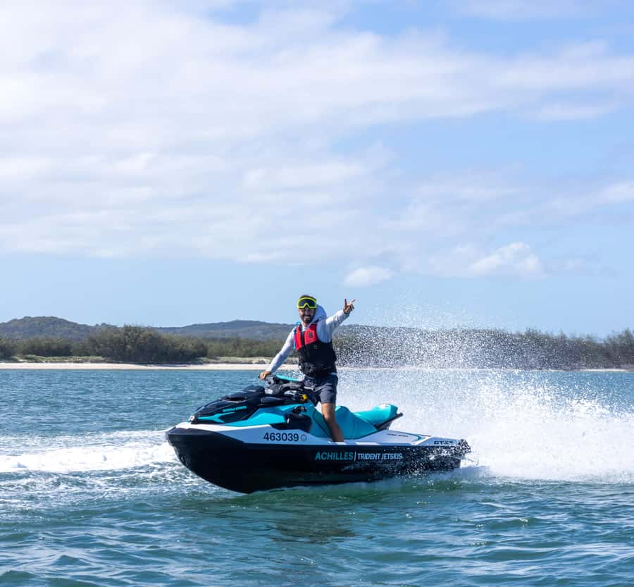 Brisbane: Half-Day Jetski Adventure to Moreton Bay Islands - St Helena Island and Moreton Bay’s wider setting