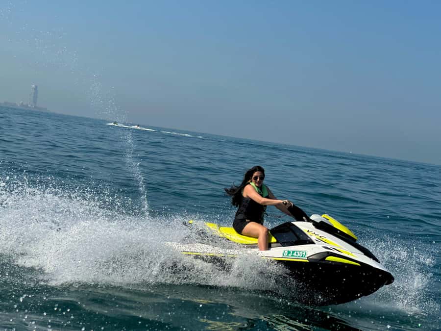 Burj Al Arab View: Thrilling 30-Minute Jet Ski Tour in Dubai - The ride toward the Burj Al Arab