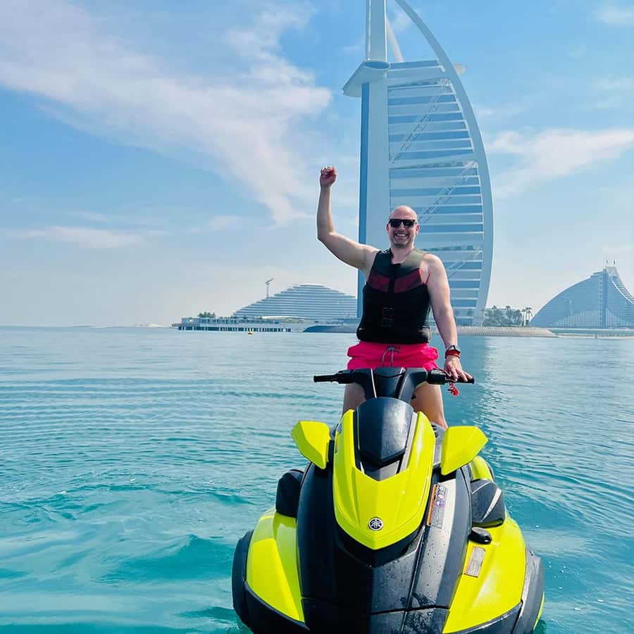 Burj Al Arab View: Thrilling 30-Minute Jet Ski Tour in Dubai - Free-roam riding and photo stops