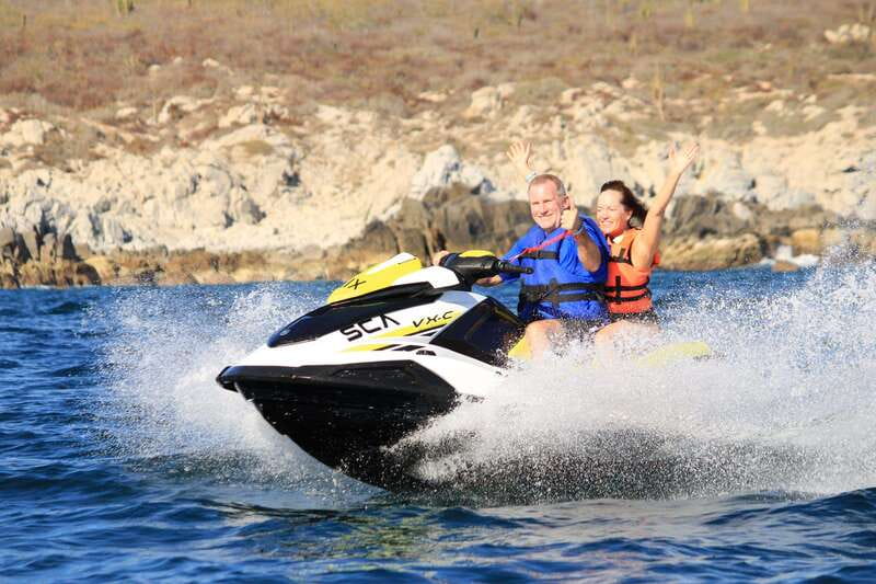 Cabo San Lucas Bay: Guided Jet Ski 30 minutes Rental - Finding Sea Cabo Activities at Medano Beach