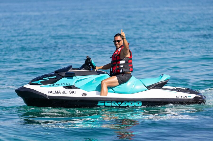 Calanova: Individual Jet Ski excursion with guide - Setting off from Port Calanova near Cala Mayor