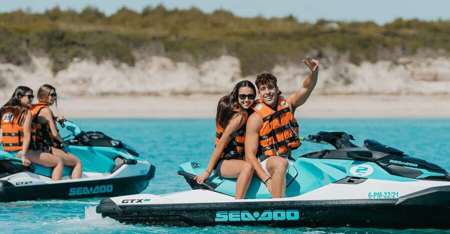 Can Picafort: Guided Playa de Muro Jet Ski Tour with Photos - Starting at the GOJET office in Can Picafort
