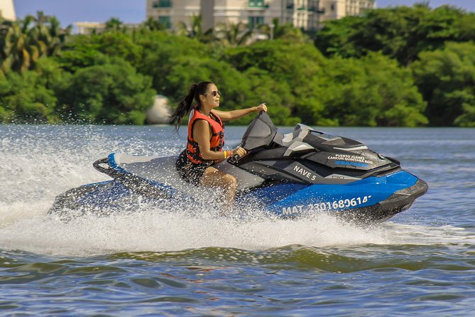 Cancun mangrove jet ski tour: 1 rider per jet ski - Riding alone instead of taking turns