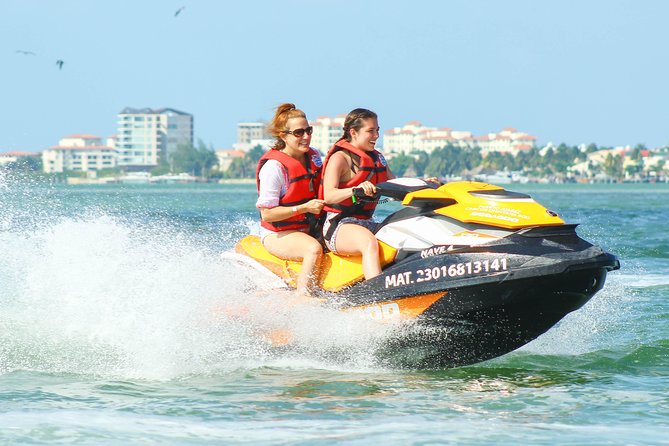 Cancun Mangrove Jet Ski Tour: 2 riders per jet ski - Playa Langosta and the open-water views