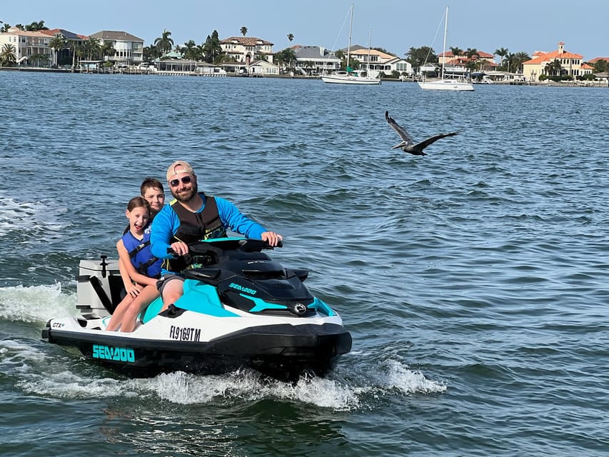 Clearwater: 1 Hour Jetski Dolphin Tour with Guide - One Ski, Three People, and the $119 Price