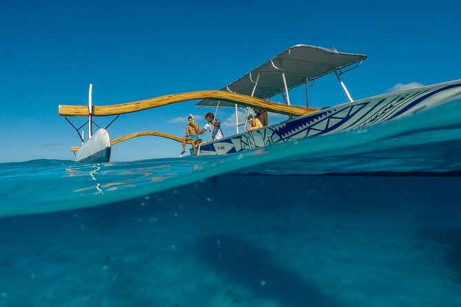 Combo snorkeling + motu lunch + jet ski group tour full day - Jet skiing around Bora Bora