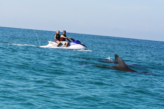 Crab Island Dolphin Jet Ski Adventure - Searching for dolphins around Crab Island